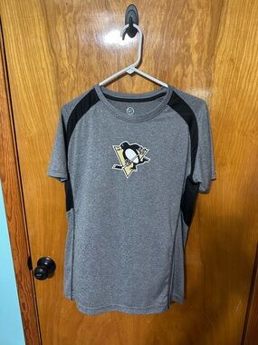 NHL Gray and Black Performance Tee